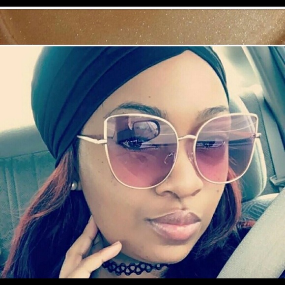 Wire Cat Eye Frame Sunglasses Fashion Eyewea - Picture 6 of 8